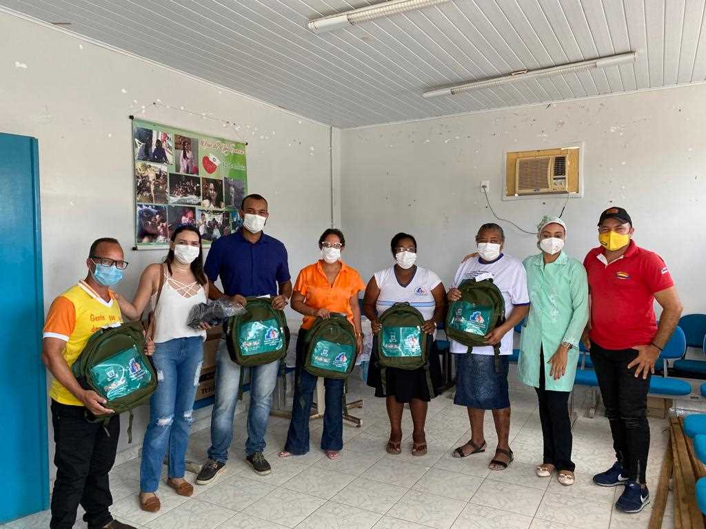 Camacã: Secretaria de Saúde faz entrega de kits de material de trabalho para Agentes Comunitários de Saúde